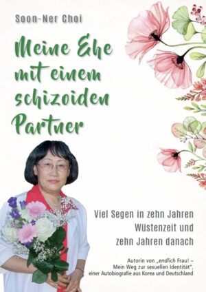 Als ich heiratete, war ich 38 und seit acht Jahren eifrige Christin. Ich wusste nicht, was seelische Heilung und Befreiung ist. Ich wusste nicht, was emotionale Vergewaltigung ist. Ich wusste nicht, was Götzendienst und Heiligung ist. Ich wusste nicht, was Unzucht und Hurerei ist. Ich wusste nicht, was Wandel im Geist ist. Ich wusste nicht, was christliche Seelsorge ist. Ich wusste nicht, was Sucht und Fetischismus ist. Ich wusste nicht, was Urvertrauen und schizoide Persönlichkeit ist. Ich wusste nicht, was Männerhass und Frauenhass ist. Ich wusste nicht, was homosexuell und transsexuell ist. Ich wusste nicht, was Masochismus und Sadismus ist. Ich wusste nicht, was geschlechtliche Identität bedeutet. All das erlebte und lernte ich in meiner Ehe, zur Ehre Gottes, denn im zehnten Jahr der Wüstenzeit erlebte ich die Heilung meiner Identität als Frau. Soon-Ner Choi