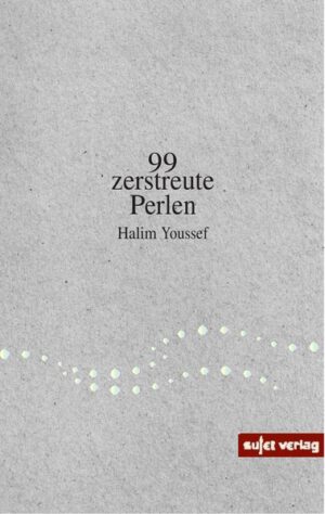 „Alles endete mit dem Schlag des scharfen Eisens, das auf seinen Kopf niederfuhr. Die Träume waren zu Ende. Hoffnung blieb keine. Das Augenlicht erlosch. Sehnsüchte zerstoben.“ Der Mord an Azado, der aus Syrien stammt und als Übersetzer in Deutschland lebt, bildet den Ausgang des Romans. Er übersetzt für Flüchtlinge aus seiner Heimat und wird so mit unterschiedlichsten Schicksalen konfrontiert, die ihn an sein eigenes erinnern. Azados schwierige Kindheit, die Sehnsucht nach seiner Mutter, die bei seiner Geburt starb, seine erste, unerfüllte, Liebe und die Ängste und Probleme von Geflüchteten vertraut er seinem Tagebuch an. Azado versucht, sich in seiner neuen Heimat zurechtzufinden, aber sein Beruf als Übersetzer macht das Ganze spannungsreich. Seine Vergangenheit lässt ihn nicht los. Sie wird auch durch die Gebetskette mit den 99 Perlen symbolisiert, die er von seiner ersten Liebe erhält und die ihn das ganze Leben lang begleitet.