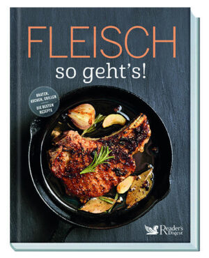 Nachhaltig gut: die besten Rezepte mit Fleisch aus heimischen Regionen Zartes Lammragout mit Gremolata, herzhafte Rinderhüftsteaks mit Radieschensoße oder saftiger Schweinebraten aus dem Ofen - in diesem Kochbuch finden Sie über 130 leckere Rezepte mit Fleisch, die Ihnen das Wasser im Mund zusammenlaufen lassen. Alle Gerichte können mit Fleisch aus regionaler Herkunft zubereitet werden und sind auch für passionierte Hobbyköche leicht umzusetzen. Ob als Sonntagsgericht, für die Grillparty oder als schnelle Mahlzeit nach Feierabend - hier finden Sie für jeden Anlass und Geschmack das passende Fleischgericht. Über 130 vielfältige Fleischrezepte mit Rind, Kalb, Schwein und Lamm: regional gekauft und einfach zubereitet Nachhaltig kochen leicht gemacht: mit Tipps und Infos rund um Regionalität, Tierhaltung, Schlachtung und umweltbewusstes Essen Gerichte mit Fleisch für jeden Anlass: Hauptspeisen, Häppchen, Eintöpfe, Salate und Rezepte zum Grillen Ausführlicher Einleitungsteil mit nützlichen Infos zu Einkauf, Zubereitung und Lagerung Zart & würzig, deftig & lecker: nachhaltig kochen mit Fachwissen und Profitipps Findet man gutes Fleisch nur beim Metzger oder auch im Supermarktregal? Woran erkennt man eine ökologische Fleischproduktion? Und wie hält sich der Rest vom Sonntagsbraten am längsten, um nichts zu verschwenden? Wer sich bewusst ernähren möchte, ohne auf Fleisch zu verzichten, findet in diesem umfassenden Fleisch-Kochbuch das nötige Know-how rund um die nachhaltige Auswahl, Zubereitung und Aufbewahrung. Übersichtlich und leicht verständlich erfahren Sie, wie Sie Fleisch richtig schneiden, kochen oder auftauen. Mit den praktischen Tipps für Variationen bringen Sie die Lieblingsgerichte Ihrer Familie immer wieder neu auf den Tisch. Schnitzel, Kotelett, Gulasch oder Roulade - mit diesem Kochbuch zaubern Sie im Nu leckere Fleischgerichte, die Sie guten Gewissens genießen können!