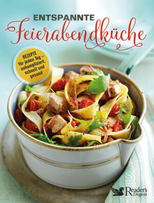 Wenig Aufwand, großer Genuss: Mit diesen Rezeptideen kann der Feierabend kommen! Der Tag war stressig und die Lust, abends nach der Arbeit noch eine lange Küchen-Session einzulegen, hält sich in Grenzen? Zu leicht landen dann Fertigprodukte auf dem Teller statt eines gesunden, warmen Abendessens mit Geschmack. Dass schnelle Küche auch vollwertig und abwechslungsreich mit frischen Zutaten funktioniert, beweist diese Sammlung raffinierter Rezeptideen für jeden Tag. Vielfältige Rezepte von Brotaufstrich bis Hauptgericht, in unter 30 Minuten zubereitet Schnelle vegetarische Gerichte: Abends etwas Leichtes auf dem Teller Praktische Tipps für zeitsparende Zubereitungstechniken Checklisten für eine gut organisierte Vorratshaltung und den stressfreien Einkauf Feierabendrezepte mit übersichtlicher Schritt-für-Schritt-Anleitung und Nährwertangaben Falls gerade nicht alle Zutaten da sind: Dieses Kochbuch bietet intelligente Rezeptvarianten Gehört in jede Küche: Flotte Rezepte für ein (wirklich!) schnelles Abendessen Sie möchten sich selbst und die Liebsten zum Abschluss des Tages mit einer Leckerei auf dem Teller verwöhnen? In Windeseile entstehen nach diesen Rezepten Küchen-Klassiker wie Erbsensuppe mit Schinken, Rumpsteak mit italienischer Sauce oder ein leckeres Pasta-Gericht. Auch gesunde vegetarische Mahlzeiten finden sich im Repertoire: Orientalischer Couscous-Salat mit Tofu? Oder ein Avocado-Mandel-Gratin? Da ist für jeden was dabei! Wer nicht kochen möchte, findet Ideen für Brotbeläge, die jedes fade Abendbrot aufpeppen, und abwechslungsreiche Rezeptideen für die kalte Küche. Genießen Sie Ihren Feierabend und zaubern Sie mit den Rezepten aus diesem Kochbuch schnelle Gerichte auf den Tisch!