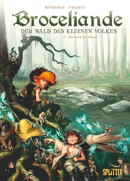 Saltipius, der Lehrer des kleinen Volkes, will das Grab der Riesen öffnen lassen und somit beweisen, dass die Riesen Gestalten aus den Legenden sind und nie existiert haben. Ein alter Gnom wehrt sich entschieden gegen diese Entweihung. Um den Streit zu schlichten, schlägt der Geist des Waldes einen Wettkampf vor. Gelingt es dem Gnom, den Lehrer von der Existenz der Riesen zu überzeugen, so gilt als erwiesen, dass schriftliche Aufzeichnungen unnütz sind, und die Bibliothek des Saltipius wird verbrannt. Überzeugt er ihn nicht, wird das Grab geöffnet, und die gelehrten Abhandlungen nehmen fürderhin eine zentrale Stelle in der Unterrichtung des kleinen Volkes ein. Ein modernes Comic- Märchen voller Magie, Feen und Kobolden, in dem bekannte Charaktere der Arthussagen neue Rollen einnehmen. »Brocéliande« gibt dem Sehnsuchtsort Wald einen mythologischen Anstrich, gespickt mit reichlich Action und Humor und präsentiert in zauberhaften Zeichnungen.