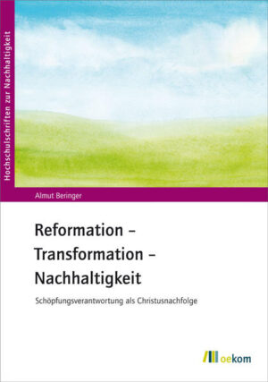 Die Transformation zu einem zukunftsfähigen, guten Leben für alle innerhalb der ökologischen Tragfähigkeit der Erde ist eine gesellschaftliche Jahrhundertaufgabe. Dazu sind die Werte und Weisheitsschätze der spirituellen Traditionen und der Religionen gefragt. Dieses Buch antwortet auf das Überschreiten planetarer Grenzen aus evangelischer Perspektive: In dieser Tradition steht die Besinnung auf Christus, die Schrift, Gottes Gnade und der persönliche Glaube im Fokus. Hier bieten sich Schnittmengen zur Nachhaltigkeit-und unausgeschöpfte Potenziale. Eine neutestamentlich-christologisch begründete Schöpfungsverantwortung als Aspekt der Christusnachfolge ist das entscheidende Motiv, um das evangelische »Reformation!« in ein zeitgemäßes »Transformation!« zu übersetzen. Gerechtigkeit ist biblisch-theologischer Grundsatz als auch Imperativ nachhaltiger Entwicklung