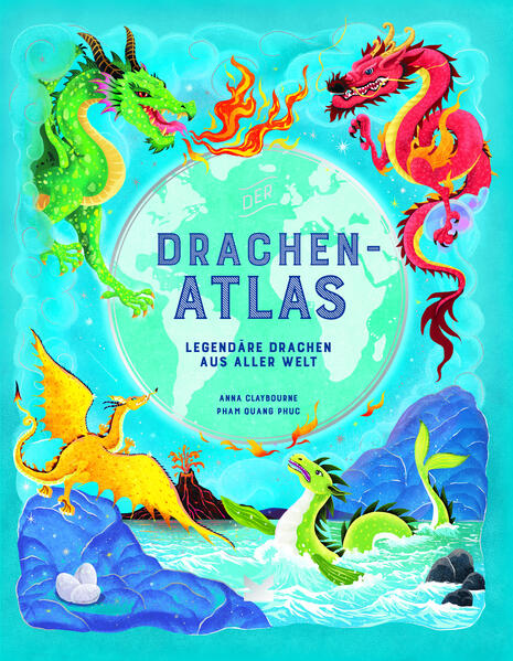 • Nach Feen und Meerjungfrauen jetzt ein Drachen-Atlas! • Spricht Mädchen wie Jungen gleichermaßen an • Mit Legenden aus allen Kulturen, Landkarten & Berichten von „echten“ Drachensichtungen Geheimnisvoll, magisch und manchmal furchteinflößend – Drachen sind der Stoff, aus dem Legenden und Mythen sind. Von spektakulären Chinesischen Drachen mit schlangenähnlichen Körpern bis hin zu den heimtückischen, Feuer speienden Ungeheuern Europas – in diesem fantastischen Atlas lernen alle ab 8 Jahren Drachen aus aller Welt kennen und erfahren, was es mit diesen wilden, prächtigen Kreaturen auf sich hat!