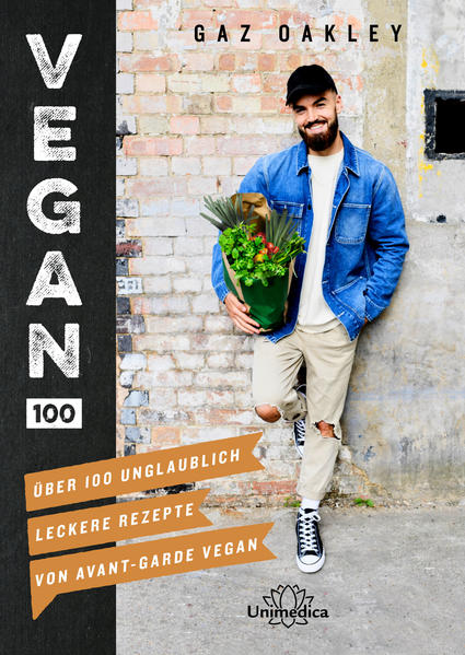 Gaz Oakley ist der neue Shootingstar der veganen Szene - und das nicht nur in Großbritannien. Mit diesem Kochbuch mischt er die Küche ordentlich auf. Einfach alles ist möglich: Ob Comfort Foods wie Kentucky Fried Chick‘n oder süße Verführungen wie Tiramisu - Gaz zeigt, dass die Welt der pflanzlichen Köstlichkeiten weder Grenzen noch Verzicht kennt. Innovativ, wunderschön in Szene gesetzt und einfach nachzukochen - VEGAN 100 ist für Foodies ein absolutes Muss! „Gaz Oakley haucht mit seinem verwegenen Debüt dem pflanzenbasierten Kochen neues Leben ein. Seine fantastischen Rezepte sind einfach und gleichzeitig innovativ - ein grandioses Beispiel dafür, was die pflanzenbasierte Küche zu bieten hat.“ - Publishers Weekly » Vegan goes sexy mit dem Kochbuch-Debüt von Gaz Oakley, dem neuen Shootingstar der britischen veganen Szene » über 100 sensationelle Rezepte des kulinarischen Wunderkinds und Gründers von Avant-Garde Vegan » die beliebtesten Verwöhngerichte und Gourmetklassiker als vegane Delikatessen » innovativ, einfach und wunderschön in Szene gesetzt » eine brillante Liebeserklärung an die unermesslichen Möglichkeiten der pflanzenbasierten Küche