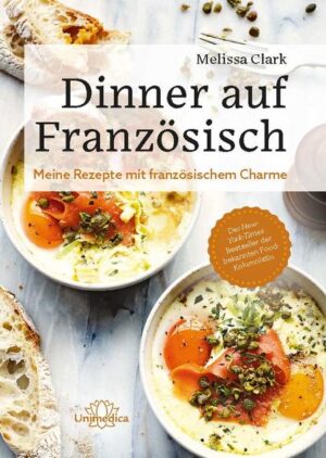 Der New-York-Times Bestseller der bekannten Food-Kolumnistin „Eines der besten Kochbücher des Jahres 2020.“ - Library Journal Auf eine Reise quer durch Frankreich nimmt dieses herrlich bebilderte Kochbuch mit und führt von der Provence über die Bourgogne in die Bretagne bis zu den Pyrenäen. Es erkundet Bauernmärkte, Fischerdörfer und Sterne-Restaurants, bringt Rustikales wie Croque Monsieur und Feines wie Krebsfleischpasta auf den Tisch und verführt zum Selbermachen von Lavendellimonade oder unwiderstehlicher Mayonnaise. Die beliebte New York Times-Bestseller-Autorin und Frankreich-Kennerin Melissa Clark hat der butterreichen Haute Cuisine einen Frischekick verpasst und die Klassiker der französischen Küche für eine zeitgemäße, gesundheitsbewusste Ernährungsweise neu interpretiert. Entstanden ist ein Repertoire an 150 ausgefallenen wie praktischen Gerichten von Entenbrust mit Feige über die klassische Tarte Flambée bis hin zur Erdbeer-Champagner-Suppe und unzähligen weiteren genialen Köstlichkeiten… Melissa Clarks Dinner auf Französisch ist nicht nur eine Hommage an das Land, sondern hat das Zeug zu einem neuen Kochbuch-Klassiker für Französische Küche! „Melissa Clarks zeitgemäßer Blick trifft genau das, was gerade gefragt ist. Ihre Rezepte sind traditionell und dennoch frisch, ihr Schreibstil ist informativ und gleichzeitig verspielt - ein bestechend elegantes Gesamtwerk.“ - Yotam Ottolenghi, Bestseller-Kochbuchautor