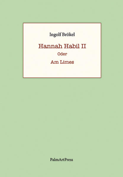 Hannah Habil II ist die Fortsetzung von Hannah Habil oder 137 Ansätze mit entsprechender Lakonie und Eigenwilligkeit. Neue Ansätze, neue Andeutungen. Das Fragmentarische unseres Daseins findet in dieser Art seinen adäquaten Ausdruck. Hannah Habil - das ist Weiblichkeit und Herausforderung, Entgegenkommen und Provokation, die sich nicht anders als lesbar geben kann.