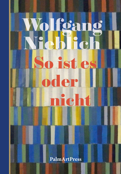 In nicht linearer Fortsetzung von Nieblichs Buch „Wahr oder Nicht wahr“ enthält dieses Buch ebenso wahre, unwahre, skurrile, fantastische, geträumte und biografische Geschichten, die nach 2015 entstanden sind. Es sind Wanderungen aus Nieblichs Kunst- und Bilderwelt in seine Gedanken- oder Textwelt und umgekehrt. Dabei bleibt für ihn noch immer das Buch das stille Zentrum der Gesellschaft, ein Vergrößerungsglas und Scharfzeichner, um die Welt, in der wir leben, klarer und genauer zu sehen und zu verstehen. Die Wahrheit tut nicht nur weh, sie ist schlimmer als das Leben, wenn man sie nicht akzeptiert. Bei möglichen Nebenwirkungen fragen Sie Ihren Friseur oder Buchhändler Ihres Vertrauens.