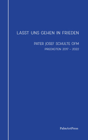 Pater Josef Schulte war lange Jahre Pfarrer in St. Ludwig in Berlin-Wilmersdorf. Seine Predigten waren weit über die Hauptstadtgemeinde St. Ludwig hinaus bekannt. Er hielt sie über viele Jahre in der Messe für Ausgeschlafene, sonntags mittags um 12 Uhr. Mehr als ein paar Stichworte oder Zitate brauchte er nicht als schriftliche Vorlage, er hielt die Predigten frei, sprach ruhig, überzeugend, direkt, an alle gewandt und gab den Zuhörenden so Impulse, Hoffnung, Mut und Zuversicht für ihr Leben und ihren Glauben. Er zeigte Wege auf, die Widersprüchlichkeiten und Schwierigkeiten unserer Zeit anzunehmen und ihnen mutig und aufrichtig zu begegnen. Er vermittelte Glaubwürdigkeit, gepaart mit großer Liebe und Toleranz. Eine Auswahl seiner Predigten aus den Jahren 2017 bis 2022 ist nun in diesem Buch erschienen. Am Ende jeder Messe entließ er die Mitfeiernden mit den Worten: Lasst uns gehen in Frieden