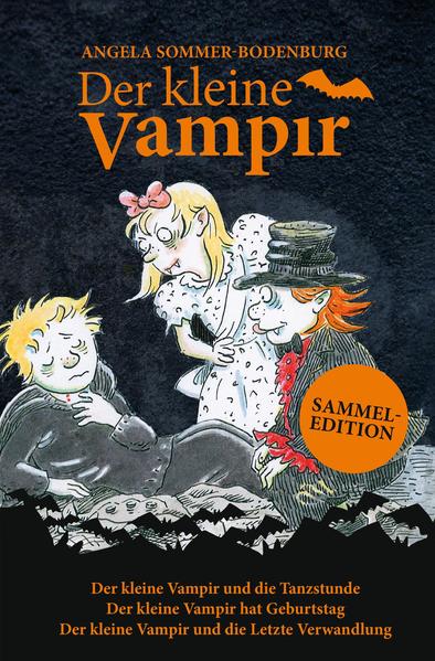 Die berühmte Serie von Angela Sommer- Bodenburg, mit Zeichnungen von Amelie Glienke, jetzt als Sammeledition in hochwertiger Ausstattung. Der kleine Vampir und die Tanzstunde Anton plagt die Langeweile - aber einen Tanzkurs will er deshalb noch lange nicht machen! Das ändert sich erst, als der kleine Vampir, Anna und Lumpi ihr ausgeprägtes Interesse an Walzerschritten bekunden. Der kleine Vampir hat Geburtstag Eigentlich feiern Vampire ja keinen Geburtstag. Aber weil es sich der kleine Vampir so sehr wünscht, organisiert Anton eine ganz spezielle Vampir- Geburtstagsparty in der Tanzschule. Der kleine Vampir und die Letzte Verwandlung Dank einer Einladung von Olga Fräulein von Seifenschwein, die Anton auf keinen Fall ablehnen darf, nimmt er an der höchsten und geheimsten Zeremonie der Vampire teil: der Nacht der Letzten Verwandlung!