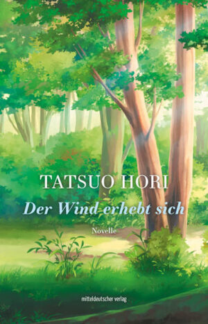 Die zwischen 1936 und 1939 entstandene Novelle „Der Wind erhebt sich“, betitelt nach einem Gedicht von Paul Valery, beschreibt die Liebe des Ich-Erzählers zu seiner an Tuberkulose erkrankten Verlobten Setsuko. Ihre vom Tod überschattete, kurze Liaison verleben sie größtenteils fernab der Gesellschaft in einem Lungensanatorium in den Bergen. Beruhend auf persönlichen Erfahrungen schildert Tatsuo Hori mit feinem Gespür die ambivalente Beziehung des Paares, was sich in der lyrischen Darstellung der Umgebung im Wandel der vier Jahreszeiten widerspiegelt. Internationale Berühmtheit erlangte seine autobiografisch gefärbte Novelle 2013 durch die preisgekrönte Anime-Adaption „Wie der Wind sich hebt“ von Hayao Miyazaki (Studio Ghibli).