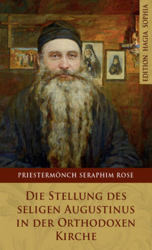 Augustinus: Kirchenvater oder Häretiker? In dieses Spannungsfeld gestellt erkannte es Vater Seraphim Rose als seine Pflicht, eine orthodoxe Antwort auf einen im Osten wie im Westen zwar bekannten, jedoch unterschiedlich bewerteten Heiligen der Einen Kirche zu liefern. Rose warnt eindringlich vor einseitigen Übertreibungen im Umgang mit Augustinus, die sich in eigentümlicher Weise auch im Denken des Kirchenvaters vorfinden, insbesondere in Bezug auf seine Lehre von Gnade und freiem Willen, die später im Westen fatale Folgen nach sich ziehen sollte. Unter Zuhilfenahme etlicher Zeitgenossen des seligen Augustinus, allen voran der heilige Johannes Cassianus, aber auch im Vergleich mit Äußerungen der darauffolgenden Jahrhunderte vermag der Autor einen historischen Überblick über die Einordnung der augustinschen Lehre in den dogmatischen Zusammenhang der Kirche zu vermitteln. Zugleich betont Rose die ungebrochene Bedeutung und Hochachtung, die ihm die Heiligen der Kirche vor und nach dem großen Schisma sowie auch in jüngster Vergangenheit entgegenbrachten, obwohl er in einigen Punkten seiner Lehre zu sehr verengten und unvollkommenen Schlüssen gelangte. Dieses „Obwohl“ als barmherzige, orthodoxe Hinwendung zu einem großen „Vater orthodoxer Frömmigkeit“ sei besonders unter akademischen Vertretern der sogenannten „Patristischen Erweckung“ nahezu vollkommen abhanden gekommen. Damit beschreite man jedoch das geistlich gefährliche Gebiet einer Verdammung Augustins als Häretiker verbunden mit einer einseitig-elitären Überhebung östlicher Lehre und Weisheit gegenüber allem Westlichen. Seraphim Rose mahnt zur Demut: „Mögen diejenigen, die ‚korrekter’ sind als sie es verstehen, befürchten, … Gnade durch Stolz einzubüßen.“