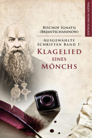 Das poetische Klagelied eines Mönchs über seinen der sündigen Verlockung verfallenen Bruder bildet in gewisser Weise eine Quintessenz der asketischen Erfahrung des heiligen Ignatij. Als er 1830 die erste Fassung schrieb, war Dimitrij Alexandrowitsch Brjantschaninow Novize der Maria-Entschlafen-Einsiedelei im Bistum Vologda. Viel später, nunmehr Bischof im Ruhestand, korrigierte und erweiterte er sein Werk 1866 kurz vor seinem Tod umfassend. Das Klagelied ist eine Reflexion auf die alttestamentlichen Klagelieder des Jeremias, in denen der Prophet die Eroberung und Zerstörung Jerusalems durch Nebukadnezzar und die anschließende babylonische Gefangenschaft der Israeliten beweint. Die biblischen Klagelieder sind als Akrosticha angelegt-die Anfangsbuchstaben ihrer jeweils 22 Verse folgen dem hebräischen Alphabet. Der heilige Ignatij lässt sich von diesen Liedern inspirieren, bezieht die Wehklage des Propheten jedoch konsequent auf die gefallene menschliche Seele. Diese ist von Sünden und Dämonen nicht minder gezeichnet als das zum Schandfleck gewordene Jerusalem (Klgl 1,17). Die zwei Abhandlungen Über das Gebet enthalten eine wertvolle Darstellung dieses so wesentlichen Bausteins christlicher Errettung, begründet auf der Heiligen Schrift und den Lehren der heiligen Kirchenväter. Solches Beten im Geiste hat wenig gemein mit jenem heidnischen Geplapper (Mt 6,7), dem achtlosen Dahinreden oder Betteln um irdische Güter also, mit dem es viele verwechseln. Den Abschluss bildet der Dialog Über das Mönchtum-betrachten doch die heiligen Väter das monastische Leben als Fortsetzung des frühchristlichen Martyrertums. Der heilige Ignatij sieht auch heute darin den zuverlässigen Weg zur christlichen Vollkommenheit, der allerdings von unbedingter Abstützung auf die Heilige Schrift und die Lehren der heiligen Kirchenväter begleitet sein muss. Welche Fallstricke dabei auch heute zu beachten sind, zeigt dieser Text sehr anschaulich.