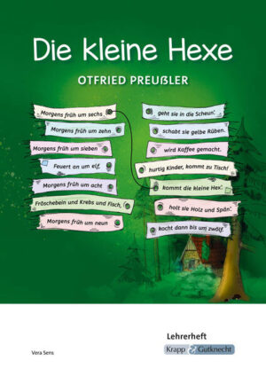 Strukturierte Begleitung und kreative Impulse für den Unterricht Das Lehrerheft zu Die kleine Hexe von Otfried Preußler ist die perfekte Unterstützung für Lehrkräfte, die das Buch tiefgehend und kreativ in den Unterricht einbinden möchten. Es enthält didaktische Hinweise, Lösungen zu den Aufgaben des Lesebegleiters und methodische Anregungen, um das Leseprojekt individuell zu gestalten. Das Lehrerheft begleitet die Lesenden durch das gesamte Buchprojekt und gibt Lehrkräften wertvolle Tipps, wie zentrale Themen und Werte wie Freundschaft und Gerechtigkeit kindgerecht vermittelt werden können. Inhalte des Lehrerhefts: Umfassende Lösungen und Anregungen zu den Aufgaben im Lesebegleiter, die das Textverständnis und die Auseinandersetzung mit den Inhalten fördern. Kapitelzusammenfassungen und thematische Schwerpunkte – hilfreiche Zusammenfassungen und Interpretationen der wichtigsten Themen des Buches Hintergrundinformationen zu Autor und Werk Bedeutung des Lesens für Kinder zusätzliche Materialien zum Download – exklusive Inhalte, wie Illustrationen, Spielkarten und Mindmap-Bausteine, im Downloadbereich didaktische Hinweise zur Arbeit mit der Lektüre zusätzliche Materialien zur Leistungsüberprüfung – Ideen zur Buchvorstellung und zur kreativen Weiterführung der Geschichte In Verbindung mit dem Lesebegleiter und der Bastelanleitung Der rote Faden Das Lehrerheft bildet zusammen mit dem Lesebegleiter Die kleine Hexe(ISBN: 9783963234064) im Klassensatz und der Bastelanleitung ein umfassendes Unterrichtsmaterial. Während der Lesebegleiter kapitelweise Aufgaben für die Schülerinnen und Schüler bietet, regt dieBastelanleitung Der rote Faden: Die kleine Hexe(ISBN: 9783963234057) zur Gestaltung einer persönlichen Lesebox und zur kreativen Reflexion über Erinnerungskärtchen an. Diese Materialien ergänzen sich optimal und schaffen eine vielseitige, praxisnahe Leseerfahrung, die Freude und Begeisterung für das Lesen weckt. Um was geht’s? Es war einmal eine kleine Hexe, die war erst einhundertsiebenundzwanzig Jahre alt … Obwohl die kleine Hexe sechs Stunden am Tag das Hexen übt, will es noch nicht so recht klappen. Von den großen Hexen wird sie deshalb nicht für voll genommen und verspricht vor dem Hexenrat, übers Jahr eine gute Hexe zu werden. Doch was ist eine gute Hexe? Eine, die immerfort Gutes hext – das jedenfalls rät der kleinen Hexe ihr weiser Rabe Abraxas. Der Hexenrat ist da ganz anderer Meinung. Doch wer zuletzt lacht …