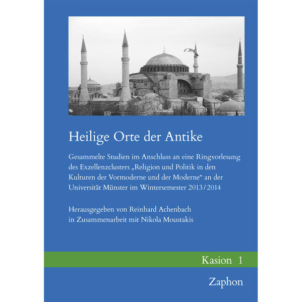 Heilige Orte sind vom alltäglichen Leben abgesonderte Stätten mit einer sakralen Bedeutung. Sie werden verbunden mit besonderen Symbolhandlungen ritueller Natur und sind insofern auch Kultorte, die der Konstituierung gemeinschaftlicher und individueller Identität dienen. Exemplarisch werden Orte der Antike aus archäologischer, althistorischer, religionswissenschaftlicher und theologischer Perspektive. Sie beschreiben auf unterschiedlichste Weise die Transformationsprozesse, die bei der Ausbildung heiliger Orte, ihrem oft über viele Jahrhunderte währenden Betrieb, ihrem Niedergang und ihrer neuerlichen Nutzung im Spiel waren. Die sehr verschiedenen Beiträge sind verbunden durch die Frage nach Diskontinuität und Kontinuität der Wirkungsgeschichten heiliger Orte und Räume.