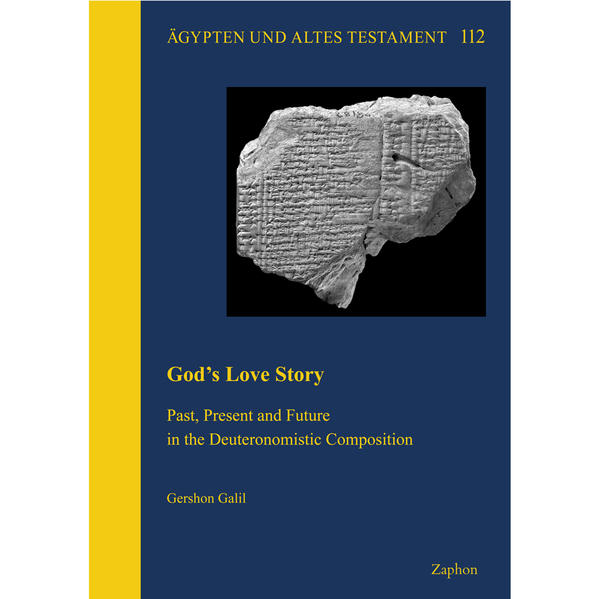 Gershon Galil’s study examines the formation of the books included in the “Deuteronomistic Composition”, and the historical and theological perceptions of the Deuteronomist (Dtr), who composed the “Deuteronomistic Composition” during the Babylonia exile, and completed it ca. 560 BCE. According to the author, the “Deuteronomistic Composition” included not only the books of Deuteronomy, Joshua-Kings, but the book of Jeremiah as well. Deuteronomy is the preface to this composition, and Jeremiah seals it