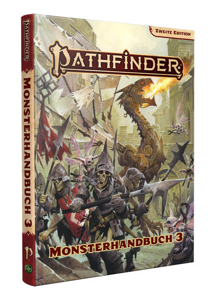 Die Dritte Bedrohung! Über 300 packende Monster und fantastische Gegner füllen die Seiten dieses Kreaturenkompendiums für Pathfinder! Darunter finden sich Klassiker wie Mechanische Kreaturen oder Flumphe und auch beliebte Monster sind wieder dabei, wie Kaiserdrachen oder die mächtigen Titanen. Darüber hinaus enthält dieser unerlässliche Band jede Menge brandneuer Herausforderungen aus ganz Golarion und ist daher ein wichtiges Werkzeug für deine Pathfinder-Spielrunden!