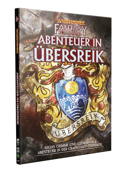 Sechs grimme und gefahrvolle Abenteuer in der Grafschaft Übersreik! Willkommen in der Grafschaft Übersreik, wo der forsche Gleichschritt der Staatstruppen durch die gepflasterten Straßen hallt, während hinter verschlossenen Türen alte Treueide auf die Probe gestellt werden. Gelegenheiten gibt es im Überfluss, hinter jeder Tür. Dieser Sammelband bietet sechs in der Grafschaft Übersreik angesiedelte Szenarien für das Warhammer Fantasy-Rollenspiel. Diese können als einzelne, eigenständige Abenteuer gespielt, in eine bestehende Kampagne eingefügt oder zu einer eigenen Kampagne verknüpft werden, mit der die Grafschaft Übersreik erkundet werden kann. Ausgewählte Tipps, Tricks und neue Bedrohungen werden vorgestellt, um die Abenteuer noch enger und organischer miteinander zu verbinden. Ebenfalls enthalten sind Optionen für erfahrenere Charaktere, um diese grimmen und gefährlichen Abenteuer noch tödlicher zu gestalten. Abenteuer in Übersreik enthält: - Wenn Blicke töten könnten: Legenden besagen, die Bestie aus dem Ortschlamm sei in den Sümpfen bei Übersreik auf der Pirsch, aber nur wenige schenken den Geschichten Glauben ... - Die Wahnsinnigen von Gotheim: Das Dorf Gotheim liegt in Trümmern, und die Dorfbewohner fallen dem Irrsinn anheim. Was mag der Grund dafür sein? - Herz aus Glas: Eine mächtige Adelige nimmt die Charaktere in ihre Dienste, um einem mysteriösen Mord, einem heimtückischen Kult und den Absichten einer unerbittlichen Hexenjägerin auf den Grund zu gehen. - Gemetzel in Speichelfeld: Eine üble Krankheit breitet sich in den Elendsvierteln von Übersreik aus und die Charaktere geraten mitten hinein. - Hexenköder: Cordelia Wesseling braucht ein Ablenkungsmanöver. Zum Glück kommen gerade ein paar Freiwillige in ihre Apotheke geschlendert. - Ein Haufen Schuldiger: Jemand sabotiert Reisekutschen, und ein örtlicher Ermittler glaubt zu wissen, wer dahintersteckt.