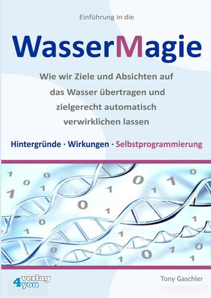 Alles, was innerhalb unseres Körpers geschieht, verdanken wir einem besonderen Element. Unser Körper besteht zu nahezu 70% aus Wasser. Das Gehirn bis 80%, das Blutplasma sogar über 90% und der Glaskörper unserer Augen besteht gar aus 99% Wasser. So gesehen, sind wir eigentlich WANDELNDE WASSERGESCHÖPFE. Das Wasser hat außerordentliche und geradezu magische Eigenschaften und Fähigkeiten. Wasser ist nicht nur unser wichtigstes Lebensmittel und unser bedeutendster Energieträger. Wasser hat auch ein Gedächtnis und es kann Informationen empfangen,verstehen, speichern, verarbeiten und in Form von elektromagnetischen Strahlen auf die Umgebung wieder aussenden und übertragen. Darüber gibt es nach dem heutigen Wissen der internationalen Wasserforscher nicht den geringsten Zweifel. Von entscheidender Bedeutung für unser Leben ist die Tatsache, dass alle Aktivitäten unseres Gehirns also unsere geistigen und mentalen Aktivitäten, fast ausschließlich vom Wasser gesteuert und verursacht werden. Wasser ist daher nicht nur die Grundsubstanz des Lebens, sondern auch des Denkens und aller geistigen Fähigkeiten. Die WASSERMAGIE - auch WASSERKOMMUNIKATION genannt - kann uns dabei sehr hilfreich sein, denn WIR SELBST haben die Macht und Fähigkeit, Informationen auf das Wasser zu übertragen. In diesem Kurs erfahren wir, wie wir gewünschte Informationen wie Absichten, Ideen, Strebungen, Ziele durch das Trinken des informierten Wassers auf das Selbstorganisations-System übertragen können, die sich nach erfolgreicher Übertragung völlig unbewusst und automatisch verwirklichen. Das Verfahren der Wassermagie oder Wasserkommunikation wirkt übrigens anders als Suggestionen / Affirmationen und ist nebenbei die einzige Möglichkeit, auf die Selbstorganisation real einzuwirken und seine unbewusst-automatischen Lebensfunktionen - störungsfrei - zu beeinflussen. Die Wassermagie wirkt auch dann, wenn wir nicht daran glauben !