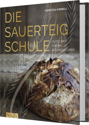 Die Leidenschaft für gutes Brot • In hunderten Workshops erprobt: anschauliche Grundlagen, ausführliche Anleitungen • Über 30 Rezepte zu Startern, klassischen Broten und kreativen neuen Sorten • Absolutes Trendthema: selbst gebackenes Brot ist gesund • Cover mit Goldfolienprägung veredelt Backen mit Sauerteig ist eine der ältesten und bekömmlichsten Arten, gutes Brot herzustellen. Die leidenschaftliche Bäckerin und erfolgreiche Back-Dozentin Vanessa Kimbell hat sich ganz dem Sauerteig verschrieben und gibt ihr Wissen seit Jahren in ihrer Sourdough School nördlich von Northamptonshire weiter. Dabei ist ihr das tiefe Verständnis für die chemischen Vorgänge des lebenden Teigs ein wichtiges Anliegen. Mit diesem detaillierten, reich bebilderten Werk legt sie ihr erstes Buch für alle Hobbybäcker vor. Von den Grundlagen über das Ansetzen von Sauerteig bis hin zum fertigen Brot erklärt sie ausführlich und leicht verständlich, wie Sie zuhause gesundes Brot problemlos selbst backen können. Über 30 Rezepte laden zum Ausprobieren ein - vom klassischen hellen Sauerteigbrot über dunkles Roggenbrot bis zu neuen Geschmacksrichtungen wie Kürbis-Polenta-Brot und Earl-Grey-Feigenbrot. Entdecken Sie die ganze Vielfalt des Sauerteigs!