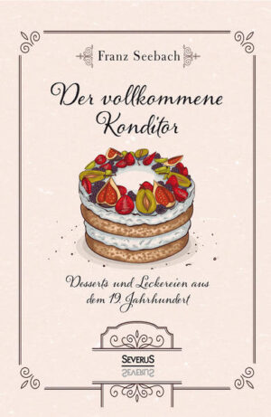 "Wer kann es leugnen, dass der Zuckerbäcker uns am Eingange des Lebens begrüßt, und dass er noch tätig wirkt bei der letzten Ehre, die uns erteilt wird."Ob fruchtig oder schokoladig, Biskuit oder Kuchen - Nachtisch geht und ging schon immer! Das beweist das Kochbuch Der vollkommene Konditor, das bereits 1822 süße Leckereien in die deutschen Küchen brachte. Neben Rezepten zu Backwerken und Torten finden sich auch Anleitungen zur Herstellung von eigenem Likör und Wissenswertes über das Zuckerkochen. So werden Grundlagenwissen und besondere Kreationen miteinander vereint.Inspiriert von dem Werk Le Confiseur Royal Par Madame Utrecht-Friedel, liefert der Hofkonditor Franz Seebach mit seiner übersetzten Ausgabe eines der umfangreichsten Backbücher seiner Zeit. Es enthält über 100 Rezepte.