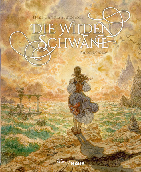 “Weit, weit von hier, dort, wo die Schwalben hinfliegen, wenn es Winter wird, lebte einst ein König. Er hatte elf Söhne und eine Tochter - Elisa ...” Die Kinder waren schön, freundlich und rein im Herzen, aber das rettete sie nicht vor dem Fluch der bösen Stiefmutter. Sie verwandelte die jungen Prinzen in Schwäne, und die arme Elisa wurde aus dem Schloß verbannt. Sie muss stark und geduldig sein, denn nur sie kann die Brüder retten. Elf Hemden aus Nesseln soll sie ihnen weben, darf dabei aber kein Wort sprechen... “Die wilden Schwäne” ist eines der schönsten Märchen des großen dänischen Schriftstellers H. C. Andersen. Er sagte, er schreibe Märchen nicht nur für Kinder, sondern auch für Erwachsene. Diese berührende, dramatische Geschichte von Liebe und Hingabe lässt alle Herzen höher schlagen. Das sanfte goldene Strahlen der hinreißenden klassischen Illustrationen von Anton Lomaev erweckt das Märchen zum Leben und verwandelt dieses Bilderbuch in ein echtes Kunstwerk.