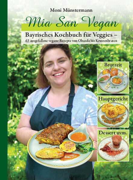 Die Bayrische Küche zeichnet sich durch deftige und fleischlastige Mahlzeiten aus und schließt Veganer*innen damit weitgehend aus. Das dachte auch die Autorin dieses Kochbuchs, Moni Münstermann. Dann jedoch schaute sie genauer hin und nahm sich die beliebtesten bayrischen Brotzeit-Rezepte, Hauptgerichte und Desserts zur Brust. Mit Raffinesse und Erfinderinnengeist interpretierte sie diese vegan um. Immer und immer wieder probierte sie dabei verschiedenste bayrische Spezialitäten aus, veränderte Zutaten und deren Menge, bis sie die perfekte vegane Variante für alle ihre Lieblingsspeisen aus Bayern gefunden hatte. Aus ihren Bemühungen ist dieses wunderschöne Kochbuch entstanden, das Dir in 63 Rezepten einen veganen Rundumschlag Bayrischer Traditionsküche serviert. Von Brezeln und zünftigen Brotzeit-Aufstrichen über einen veganen Krustenbraten und Weißwurst bis hin zu gefüllten Germknödeln und Bayrisch Creme lässt »Mia San Vegan« die Herzen aller Bayern-Liebhaber*innen höherschlagen. Das darfst Du von diesem Buch erwarten: - 100% tierfreie Speisen, zubereitet mit Zutaten, die Du in den meisten gut sortierten Supermärkten findest - Ausgefallene Rezepte aus der bayrischen Küche befördern Dich direkt ins Schmackofatz-Paradies - Wunderschöne Farbfotos laden zum Träumen ein und zeigen Dir, wie jedes einzelne Gericht aussehen wird - Im Sinne der Nachhaltigkeit: Die Rubrik »Resteverwertung vom Vortag« hält spannende Ideen für eine Wiederverwertung einzelner Speisen parat - Bayern pur! In diesem Buch findest Du Rezepte für eine zünftige Brotzeit, für Hauptspeisen, Beilagen und Desserts zum Verlieben aus dem Freistaat Das Highlight: Moni Münstermann ist keine professionelle Köchin, sondern eine ganz normale Feinschmeckerin wie Du und ich. Sie hat jedes einzelne Rezept selbst kreiert und zubereitet. Du findest im Buch zu jedem Rezept mindestens ein Foto (jeweils im Farbdruck), wobei es sich nicht um Hochglanz-Werbefotos von Food-Stylist*innen handelt, sondern um reale Fotos der Autorin, die ihre Arbeitsergebnisse dokumentieren - mit all ihren kleinen Unvollkommenheiten. Das bedeutet für Dich: Du kannst all diese Rezepte genauso hinbekommen, wie Du sie auf den Abbildungen im Buch siehst. (By the way: Auch die Speisen auf dem Cover entstammen Monis Fotos.) Für alle, die vegan leben, ist dieses Buch sowieso ein Muss. Doch auch alle anderen dürfen einen Blick riskieren. Ihr werdet euch wundern, wie genial Apfel-Zwiebel-Schmalz, bayrischer Rollbraten und Donauwelle ganz ohne tierische Produkte schmecken! Wähle das für Dich passende Format: - Das E-Book bietet den ganzen Komfort der digitalen Medien inkl. Verlinkungen und Suchfunktion - Das Taschenbuch vereinbart die Haptik eines gedruckten Buches inkl. Farbdruck mit einem guten Preis-/Leistungsverhältnis - Buchfetischist*innen und alle, die ein reizvolles Geschenk suchen, greifen zum hochwertigen gebundenen Buch (Hardcover) Du fühlst Dich angesprochen? Worauf wartest Du noch! Bestelle Dein Exemplar, indem Du auf "Jetzt kaufen" klickst. Lade Dir das E-Book gleich herunter