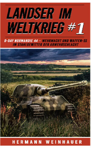 Der vorliegende Band „D-Day Normandie 44” lässt Sie in die Materialschlachten nach der alliierten Landung in Frankreich eintauchen. Die wenigen deutschen Divisionen müssen sich einem an Material und Menschen weit überlegenen Feind stellen. Erleben Sie durch die Augen des Kompanieführers Bergner das erbitterte Ringen um die Küstenstadt Caen. Wird es den erschöpften deutschen Landsern gelingen, sich der gegnerischen Übermacht zu erwehren? Über die Reihe „Landser im Weltkrieg“ „Landser im Weltkrieg“ erzählt fiktionale Geschichten vor historischem Hintergrund realer Schlachten und Ereignisse im Zweiten Weltkrieg. Im Zentrum stehen die Erlebnisse deutscher Landser fernab der großen Strategien am grünen Tisch.