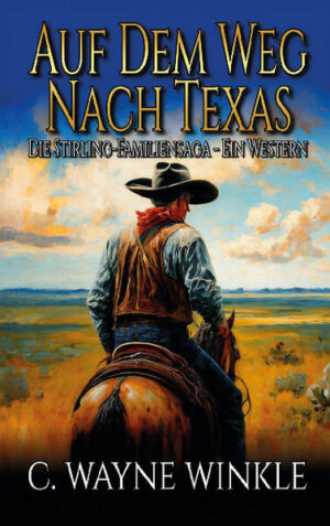 DAS GAB ES NOCH NIE! Lesen Sie zum ersten Mal überhaupt die deutsche Übersetzung eines Western aus der Feder des legendären US-Autors C. Wayne Winkle! „Auf dem Weg nach Texas“ erzählt die beinharte Geschichte eines Siedlertrecks, der sich auf die gefahrvolle Reise gen Südwesten begibt. Klappentext: Der Tagelöhner Elias Stirling hofft auf ein besseres Leben in der neu gegründeten Republik Texas. Diese verspricht, Siedlern ein Stück Land zu schenken. Stirling träumt davon, eines Tages seine eigene Rinderfarm zu betreiben. Schließlich überzeugt er seine beiden Söhne und deren Familien, mit ihm die gefährliche Reise quer durch die unberührte Wildnis Amerikas anzutreten. Mehrere Nachbarn schließen sich ihnen an. Und so begibt sich Stirlings Siedlertreck auf die Reise durch das staubige Missouri gen Südwesten. Doch der Weg nach Texas ist beschwerlich und voller Gefahren. Als der Treck schließlich den Guadalupe River nördlich von San Antonio erreicht, stehen die Siedler vor einer gewaltigen Herausforderung. Stirling muss eine folgenschwere Entscheidung treffen … C. Wayne Winkle zählt in den USA zweifelsohne zu den beliebtesten Autoren des Western-Genres. Jetzt erscheint erstmals einer seiner Western auf Deutsch. Sichern Sie sich unbedingt diese packende Geschichte über einen Siedlertreck „auf dem Weg nach Texas“!