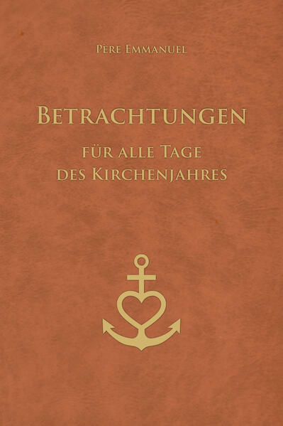 Betrachtungen für alle Tage des Kirchenjahres Père Emmanuel (1826-1903) Die vorliegenden Betrachtungen sind ein außerordentlich wertvoller Begleiter durch das Kirchenjahr. Der Olivetaner-Abt Père Emmanuel war 53 Jahre Pfarrer in Mesnil-Saint-Loup in der Diözese Troyes. In diesen Jahren wandelte er seine ländliche Pfarrei zum Vorbild einer christlichen Gemeinde um. Er gehört zu den ausdrücklich von Erzbischof Marcel Lefebvre empfohlenen Autoren. Jeweils auf einer Seite werden für jeden Tag in volkstümlicher Weise einfache Be- trachtungspunkte angegeben, oft ergänzt durch Stoßgebete, die zum Herzensgebet anregen. Sie tragen den Stempel seines hervorragenden Denkens, das von einem umfangreichen Studium der Heiligen Schrift und der Kirchenväter geprägt ist. Die Betrachtungen folgen durchgängig dem so abwechslungsreichen Lauf des Kirchenjahres. Das geistliche Ziel Père Emmanuels bestand darin, es den Seelen zu ermöglichen, die liturgischen Texte zu verstehen und geistliche Frucht aus ihnen zu ziehen