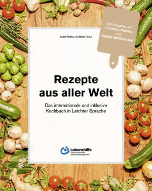 Man sagt: Liebe geht durch den Magen und Essen verbindet. An diesem Kochbuch arbeiteten viele Menschen mit: behinderte und nicht behinderte Menschen, alte und junge Menschen, deutsche und geflüchtete Menschen. Die 22 Rezepte werden in Leichter Sprache und mit vielen Bildern erklärt. Mit diesem Kochbuch kann jeder kochen.