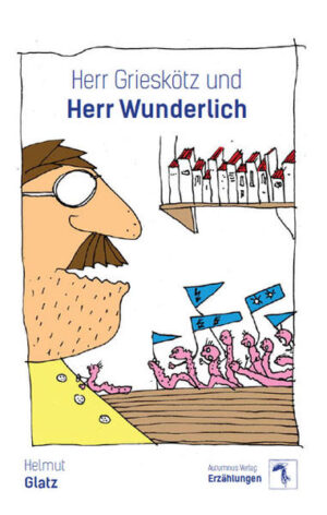 Was machen Herr Grieskötz und Herr Wunderlich, die in Wirklichkeit -aber was ist schon wirklich in den seltsamen Kurzgeschichten, die Helmut Glatz aus seinem Geschichtentopf hervorzaubert? Da verspeist der in einen Frosch verwandelte Magister Sieverkrüpp eine philosophierende Fliege, springt der dimensionslose Onkel mit dem Fallschirm über einem Gedicht von Ulla Hahn ab und liefern sich die Bücherwürmer auf der Leopoldstraße eine Schlägerei mit den proletarischen Tischbeinen. Oder so ähnlich. Geschichten ohne Netz und doppelten Boden, fernab aller Naturgesetze in den magischen Sphären der Zeit- und Ortlosigkeit. - Ein skurriles Feuerwerk, bebildert mit kongenialen Zeichnungen des Autors.