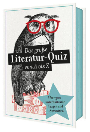 Mit diesem unterhaltsamen Quiz kann man eine literarische Quizreise in 120 Etappen erleben und sein Wissen spielerisch testen - von A wie Antike bis Z wie Zukunft, vom berühmten Bestseller bis zur berüchtigten Biographie, von Andorra bis Zamonien, von Ausreim-Gedicht bis Zehn-Pfund-Note.