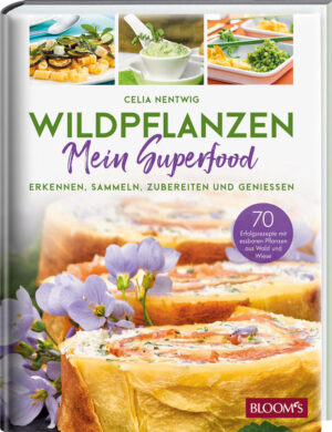 Aus der Natur auf den Tisch Essbare Pflanzen selbst gesammelt aus Wald und Wiese sind das neue Superfood. Die Erfolgsautorin und Kräuterpädagogin Celia Nentwig legt mit „WILDPFLANZEN - Mein Superfood“ ihre 70 besten und erfolgreichsten nachhaltigen und gesunden Rezepte vor. Dabei sind die ersten Kräuter im Frühjahr, vielfältige sommerliche Genüsse, sowie die Früchte im Herbst und Winter. Die genauen Beschreibungen der essbaren Pflanzen sowie der Sammelkalender machen auch Einsteigern das Erkennen in der freien Wildbahn leicht. Die Rezepte sind ausführlich beschrieben und somit leicht nachzukochen. Das stimmungsvolle und reich bebilderte Buch ist ein Must-have für alle Liebhaber der slowfood-Bewegung, der Wildpflanzenküche und einer gesunden und nachhaltigen Ernährungsweise.