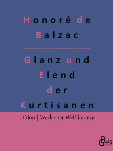 „Die Kurtisane Esther liebt den jungen Dichter Lucien, doch der reiche Pariser Bancier Nucingen will Esther um jeden Preis für sich. In „Glanz und Elend der Kurtisanen“ porträtiert Balzac die Gauner seiner Zeit ebenso wie das französische Justizsystem und die Pariser Gesellschaft. Seine Pointen zur vernichtenden Urgewalt der Leidenschaft sind heute so aktuell wie damals. Klare Leseempfehlung!“ Redaktion Gröls-Verlag (Edition Werke der Weltliteratur)