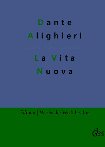 „In Vita Nova, seinem Jugendwerk, schildert uns Dante in der Tradition mittelalterlicher Minnedichtung seine Leidenschaft für Beatrice und die erneuernde Kraft der Liebe.“ Redaktion Gröls-Verlag (Edition Werke der Weltliteratur)