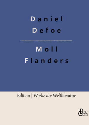 „Die Startbedingungen für Moll Flanders sind denkbar schlecht. Wer als uneheliche Tochter einer Diebin im Gefängnis das Licht der Welt erblickt, hätte es heute schon schwer. Im viktorianischen England Daniel Defoes gilt das erst recht. Doch Moll gibt nicht auf und steht nach jedem Rückschlag wieder im Ring. Wird Sie Ihr Glück trotz ihrer missgünstigen Umgebung erzwingen können?“ Redaktion Gröls-Verlag (Edition Werke der Weltliteratur)