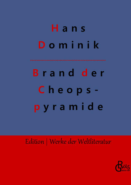 „Hans Dominik, der erste große deutsche Science-Fiction-Autor. Mit „Brand der Cheopspyramide“ sieht er zwanzig Jahre vor Hiroshima mit prophetischer Klarheit die gewaltigen physischen und politischen Auswirkungen atomarer Waffen.“ Redaktion Gröls-Verlag (Edition Werke der Weltliteratur)