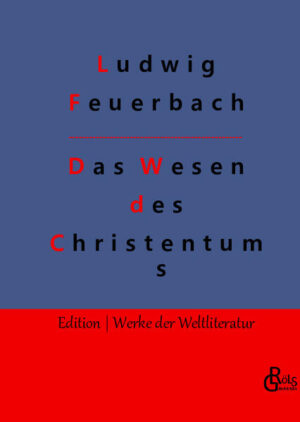 "Der Glaube des Menschen an sich selbst ist die wahre Religion. Gott ist nichts anderes als das in die Unendlichkeit des Himmels projizierte Wesen des Menschen. Die Menschen sollten also aufhören, Gott als ein von ihnen getrenntes höheres Wesen zu verehren, sondern sich ihrer eigenen Gattung zuwenden. Die Menschen sollten an sich selbst glauben, statt an ein Spiegelbild ihres eigenen Wesens.“ Ludwig Feuerbach -- Redaktion Gröls-Verlag (Edition Werke der Weltliteratur)