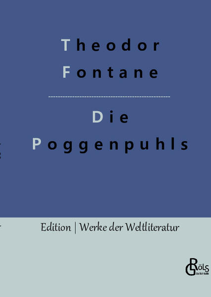 „Albertine Pogge von Poggenpuhl, Witwe des verstorbenen Majors von Poggenpuhl, lebt mit ihren drei Töchtern in Berlin. Man hält sich so über Wasser, das Geld reicht hinten und vorne nicht. Während die Mutter versucht, dem berühmten Namen gerecht zu werden, entwickelt die Jugend ihren eigenen Plan vom Glück...“ Redaktion Gröls-Verlag (Edition Werke der Weltliteratur)