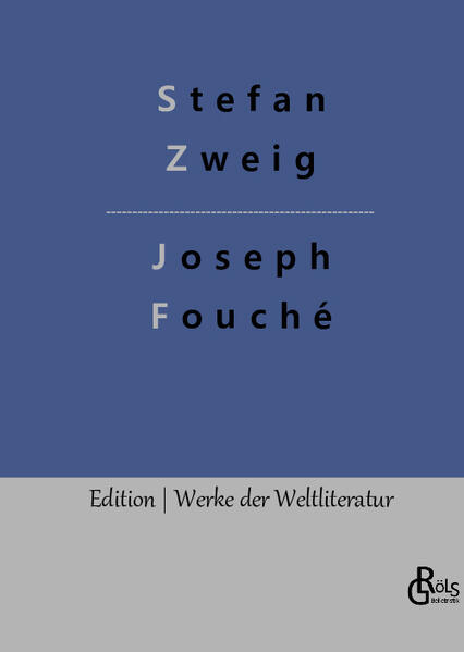 „Fouché - der „Blutsäufer“ des Gemetzels von Lyon. Der Polizeiminister Napoleons und Ludwig des XVIII. Der Überlebenskünstler ohne moralischen Kompass. Balzac mag recht gehabt haben, als er Joseph Fouché, den „psychologisch interessantesten Charakter seines Jahrhunderts“ nannte. Zweig mag recht gehabt haben, als er ihn einen „politisch überaus begabten Menschen“ nannte. Doch sympathisch muss er deshalb noch lange nicht gewesen sein. Als der Prototyp des politischen Chamäleons ohne eigene Überzeugungen passte er sich rasant jeder politischen Entwicklung an und sicherte so sein eigenes Überleben, mehr noch - Macht und Geld. Wer heute in der Politik etwas werden will, sollte wohl - mehr noch als Machiavelli - Joseph Fouché studieren.“ Redaktion Gröls-Verlag (Edition Werke der Weltliteratur)