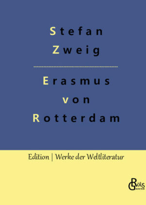 „Der erste bewusste Europäer, der erste streitbare Friedensfreund und der beredteste Anwalt des humanistischen, des weit- und geistesfreundlichen Ideals“ sei Erasmus von Rotterdam gewesen, so Stefan Zweig. Als prominenter Kritiker des Klerus wurde er zu einem wichtigen Wegbereiter der Reformation. Doch es ist nicht nur eine einzige große Lobrede, die Zweig hier vorbringt. Scharfsinnig analysiert er die Hemmnisse, mit denen der großen niederländischen Denker sich selbst im Wege stand.“ Redaktion Gröls-Verlag (Edition Werke der Weltliteratur)