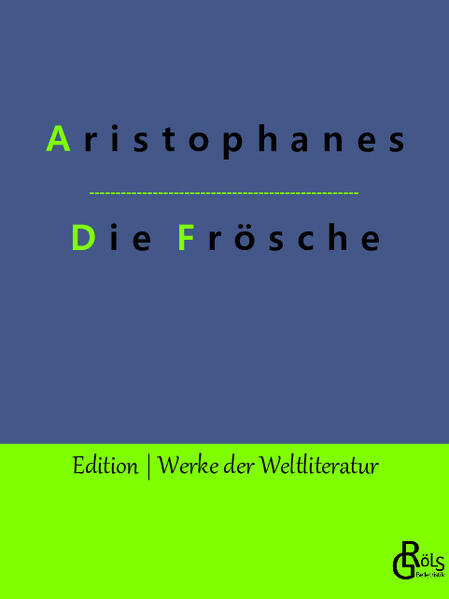 "Aristophanes lässt die beiden großen Tragödiendichter, Aischylos und Euripides, gegeneinander antreten: Sozusagen als gegenseitige Literaturkritiker lassen einer an des anderen Werk kein gutes Haar - wie menschlich!" Redaktion Gröls-Verlag (Edition Werke der Weltliteratur)