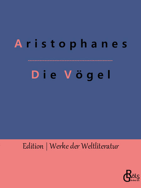 "Zwei von der Prozessflut in Athen entnervte Männer gründen in dieser Komödie gemeinsam mit den Vögeln einen neuen Staat namens Wolkenkuckucksheim. Mit viel Einsicht, Humor und Weisheit betrachtet Aristophanes gleichsam aus der Vogelperspektive das Treiben der ewig habgierigen und nichtsnutzigen Menschen und Götter seiner Zeit... wirklich nur seiner Zeit?" Redaktion Gröls-Verlag (Edition Werke der Weltliteratur)