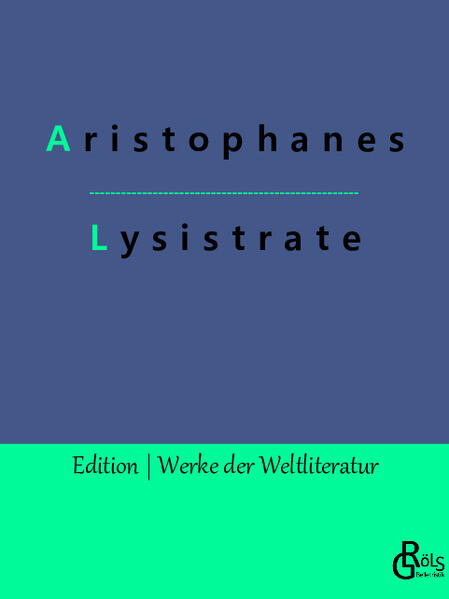 "In Aristophanes' Komödie "Lysistrata" hecken die Frauen aus Athen und Sparta einen diabolischen und niederträchtigen Plan aus, um den seit zwanzig Jahren dauernden Krieg zu beenden: Die Frauen verweigern sich ihren Männern einfach so lange, bis diese Frieden schaffen - Gatten ebenso wie Nebenbuhler werden bestreikt. Wie lange halten die Männer das wohl durch?" Redaktion Gröls-Verlag (Edition Werke der Weltliteratur)