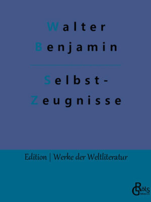 "Tagebücher und persönliche Reiseberichte - Walter Benjamins autobiografische Einblicke sind bis heute ein Teil der Weltliteratur. Kleine Vorwarnung: Es ist gewiss nicht immer nur alles fröhlich und heiter im Leben des Ausnahmeliteraten, der sich später das Leben nahm. "Heute gewinnt mein Plan die ganze Aktualität, die ihm die Ausweglosigkeit nur geben kann", notiert er am 7. August 1931..." Redaktion Gröls-Verlag (Edition Werke der Weltliteratur)