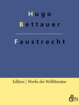 "Ein Krimi aus den 20er Jahren des letzen Jahrhunderts, Handlungsort ist Wien. Dr. Bär, Kriminalkommissar und Oskar Fels, ein gewitzter Reporter, lösen gemeinsam einen Doppelmord in der feinen Gesellschaft. Bettauers mitreißender Stil ist noch heute berühmt - nicht umsonst war er der Bestsellerautor seiner Zeit." Redaktion Gröls-Verlag (Edition Werke der Weltliteratur)