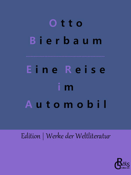 "Als sich Otto Bierbaum und seine Frau 1902 in einem schicken Adler-Cabriolet auf große Fahrt machten, war Autofahren noch etwas Besonderes. Und die Fahrt von Berlin über Prag und Wien nach Italien wäre selbst mit heutigen Automobilen noch eine ordentliche Wegstrecke. Tatsächlich war diese Reise so ungewöhnlich, dass sie heute zu den wenigen dokumentierten Autoreisen der damaligen Zeit überhaupt gehört. Wenn die Reise dann auch noch mit dem erzählerischen Talent eines Otto Julius Bierbaum überliefert wird, entsteht nicht weniger als Weltliteratur." Redaktion Gröls-Verlag (Edition Werke der Weltliteratur)