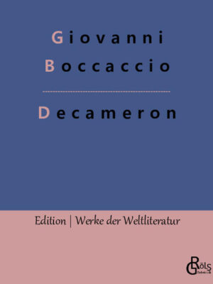 "Was treiben wohl zehn jugendliche Adlige, die um 1350 vor der Pest in ein Landhaus bei Florenz fliehen? In Giovanni Boccaccios Decameron erzählen sie sich zehn mal zehn Geschichten..." Redaktion Gröls-Verlag (Edition Werke der Weltliteratur)