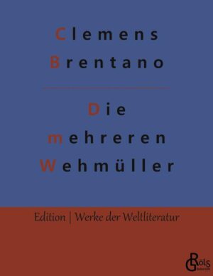 "Die mehreren Wehmüller und ungarischen Nationalgesichter gehört zu den bekannsten Erzählungen von Clemens Brentano. Wehmüller, von Beruf Porträtmaler, ist in ganz Östzerreich unterwegs. Im Gepäck hat er 39 vorgefertigte, in Öl gemalte Nationalgesichter. Die Kunden sollen nun das Exemplar auswählen, das ihnen am ähnlichsten sieht. Extras gibt's gegen Aufpreis. Wenn da nur nicht ein Plagiator unterwegs wäre, der dem armen Wehmüller unentwegt das Geschäft schwer macht..." Redaktion Gröls-Verlag (Edition Werke der Weltliteratur)