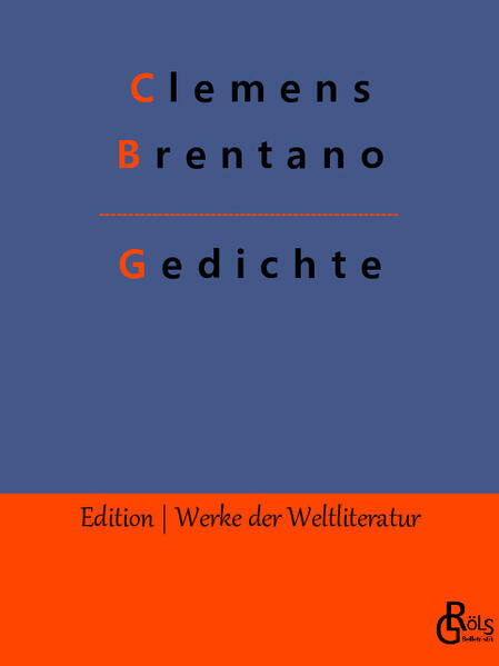 "Clemens Brentano, eigentlich Clemens Wenzeslaus Brentano de La Roche, war ein deutscher Schriftsteller und neben Achim von Arnim der Hauptvertreter der Heidelberger Romantik. Das Werk des 1842 in Aschaffenburg verstorbenen Autors gehört heute zum Kanon der Weltliteratur." Redaktion Gröls-Verlag (Edition Werke der Weltliteratur)